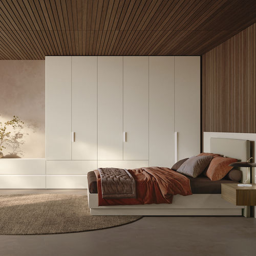 Modular wardrobe - SM2525 - ZALF spa - contemporary / melamine / with swing doors