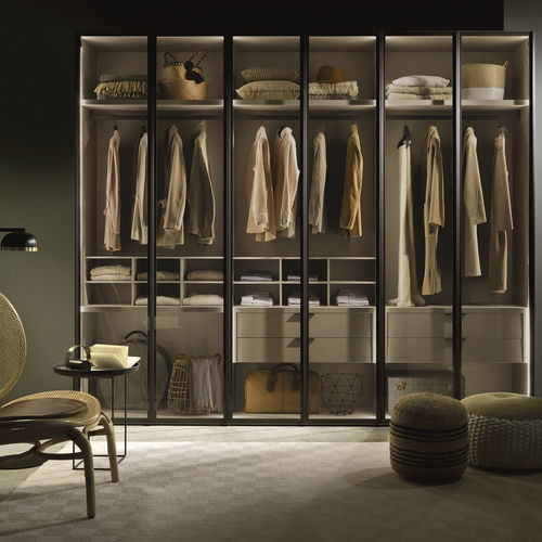 Modular wardrobe - ALTERNA SM006 - ZALF spa - contemporary / metal / melamine