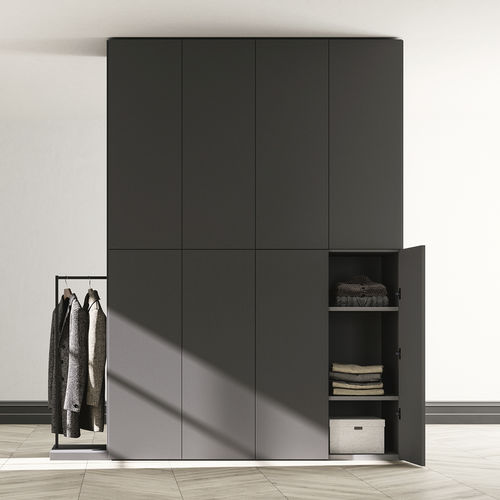 Modular wardrobe - SM2018 - ZALF spa - contemporary / melamine / with swing doors