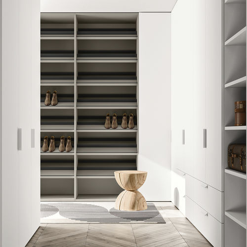 Modular wardrobe - SM2017 - ZALF spa - contemporary / melamine / with swing doors