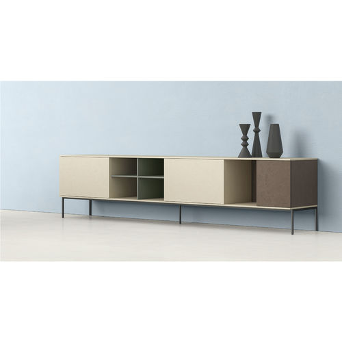 Multi-color sideboard - ZALF spa - contemporary / wooden / with shelf