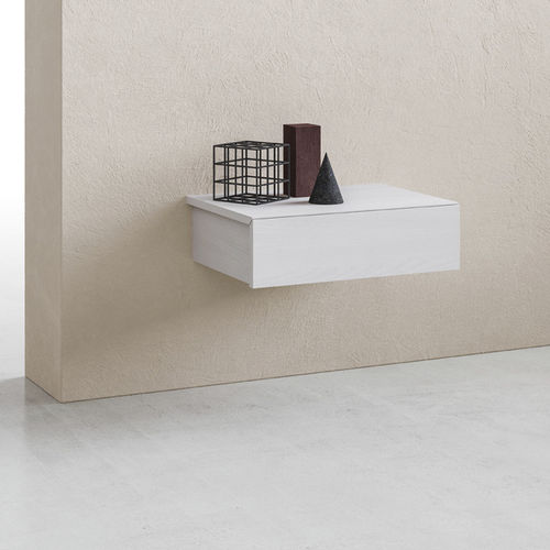 Hanging bedside table - SET - ZALF spa - contemporary / melamine / rectangular
