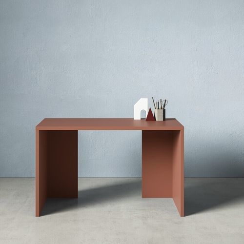 Free-standing desk - GAMBA ELLE - ZALF spa - contemporary / melamine / straight