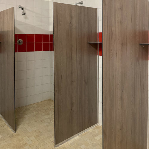 HPL washroom partition - Cel Components S.r.l. - laminate