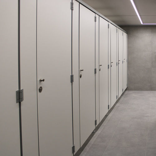 HPL washroom cubicle - Cel Components S.r.l. - toilet / moisture-resistant