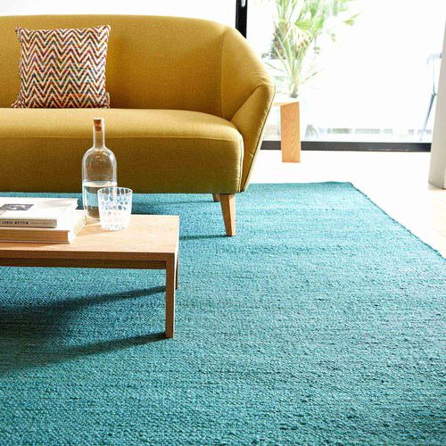 Contemporary rug - LORENZO - MADURA - plain / cotton / jute