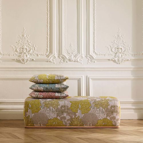 Contemporary upholstered bench - ARNEL - MADURA - fabric / plywood / foam