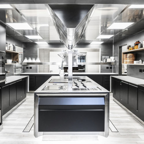 Metal commercial kitchen - MIA - gico spa - modular / island / U-shaped