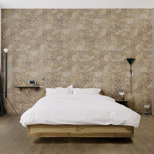 Porcelain stoneware tile - FABRIC - MARAZZI - matte / textured / indoor
