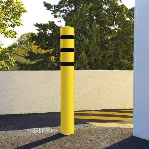 Stainless steel bollard - CITYNOX - high / for parking lot / for industrial sites