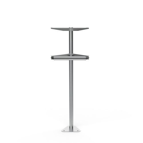 Public trash bag holder - TRIANGLE - CITYNOX - floor-standing / stainless steel / outdoor