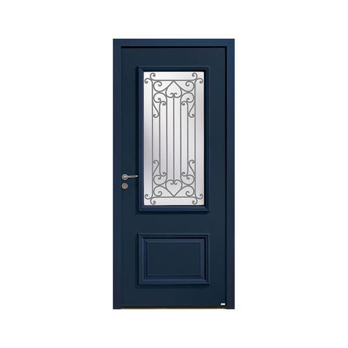 Entry door - COLOMBELLES - ZILTEN - aluminum / swing / classic