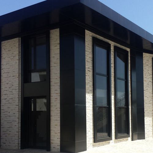 Concrete wall cladding - CLASSIC : SIERRA CREAM - Mathios SA - exterior / interior / smooth