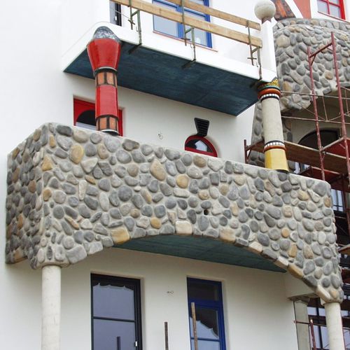 Concrete wall cladding - CLASSIC : RIO GRANDE GRAY - Mathios SA - exterior / interior / smooth