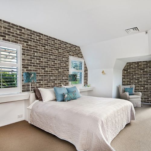 Decorative cladding brick - DECO BROWN - Mathios SA - concrete / exterior / interior
