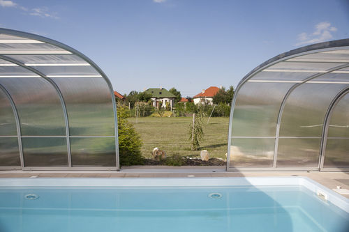 One-piece swimming pool - APHRODITE 900 - Aquacomet Kft. - outdoor / in-ground / ceramic