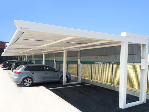 galvanised steel carport - KOPRON