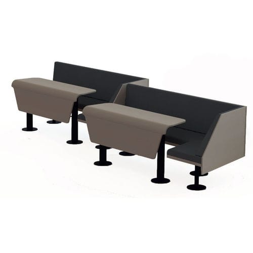 Contemporary auditorium seating - CONNECT - Race Furniture - leather / fabric / wooden