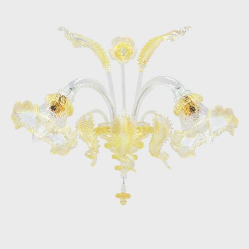 Traditional wall light - GOLD ATENA  - Sogni di Cristallo - indoor / blown glass / Murano glass