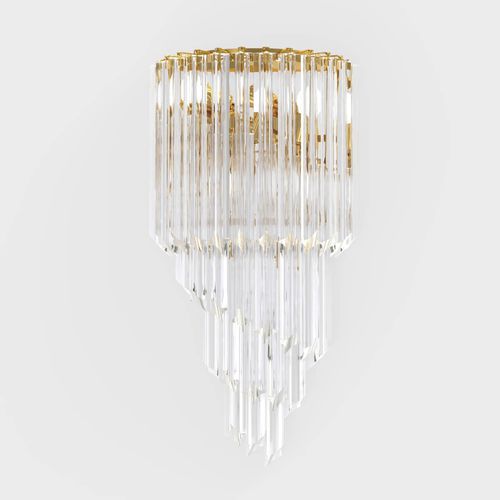 Contemporary wall light - MARCELLO - Sogni di Cristallo - indoor / metal / blown glass