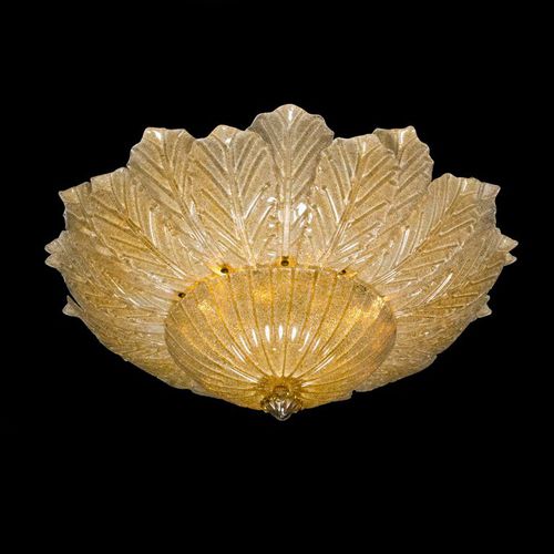 Classic ceiling light - GAIA  - Sogni di Cristallo - round / Murano glass / blown glass