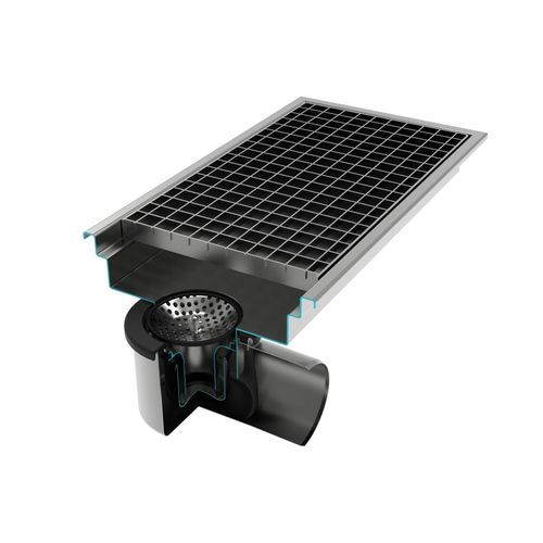 Stainless steel channel - STANDARD - fratelli malin srl - drainage / perforated