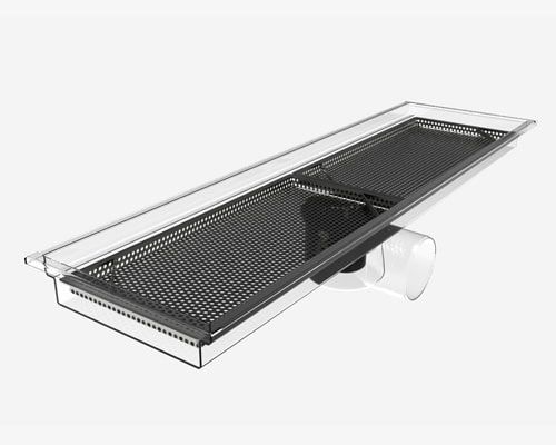 Stainless steel channel - SHEATH - fratelli malin srl - drainage / perforated