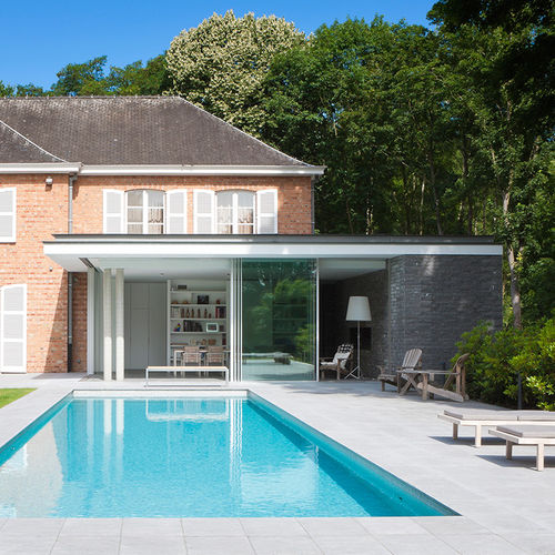Glass conservatory - GLASSHOUSE - KELLER - aluminum / with heat insulation