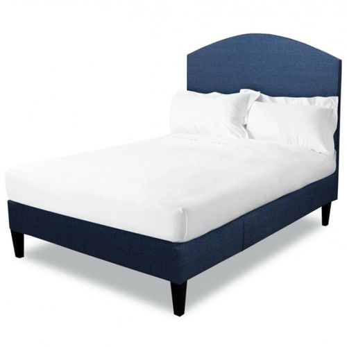 Double bed - PIERRE 01 - Savoir Beds - contemporary / upholstered / with headboard