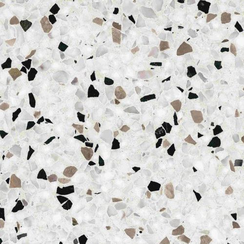 Marble dust tile - EM 1019 - OSLO - AggloBaghin - polished / indoor / outdoor