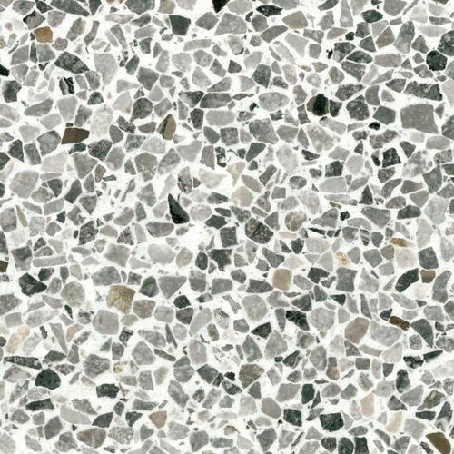 Marble dust tile - EM 3709 - VULCANO - AggloBaghin - polished / indoor / for floor
