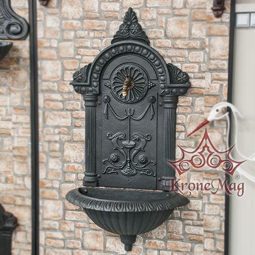 Wall-mounted drinking fountain - 607 - KRONEMAG MILLENIUM srl - garden / cast iron / for public space