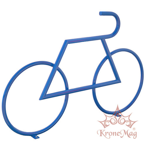 Floor-mounted bike rack - BICYCLE-1 - KRONEMAG MILLENIUM srl - original design / for public space / for urban areas