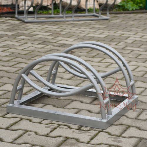 Floor-mounted bike rack - BIKE-2 - KRONEMAG MILLENIUM srl - metal / commercial / for public space