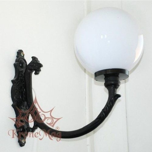 Traditional wall light - ME503L.GLOB300 - KRONEMAG MILLENIUM srl - outdoor / cast iron / spherical