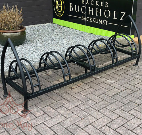 Floor-mounted bike rack - PARK-5 - KRONEMAG MILLENIUM srl - metal / commercial / for public space