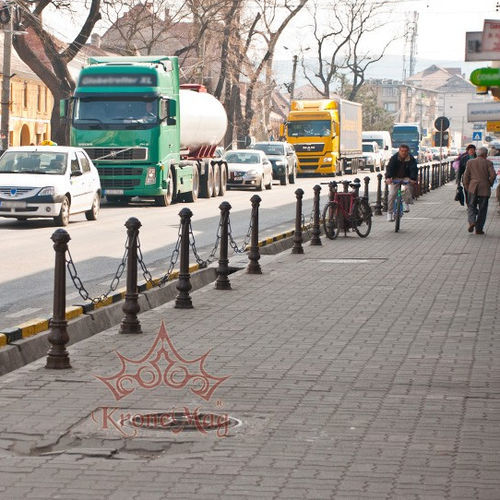 Security bollard - 908 - KRONEMAG MILLENIUM srl - parking prevention / access control / cast iron