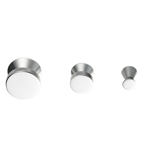 Contemporary furniture knob - AGAHO CABINET KNOB 10P / 11P / 12P - WEST inx - aluminum