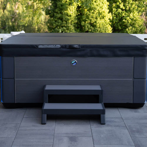Above-ground hot tub - JETSETTER™ LX - HotSpring® Spas - rectangular / 3-seater / acrylic