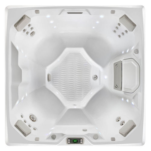 Above-ground hot tub - BEAM™ - HotSpring® Spas - square / 4-seater / acrylic