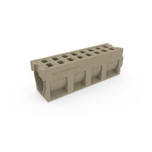 Drainage channel with grating - H Range - ACO Building Drainage - concrete / for public spaces / for airport