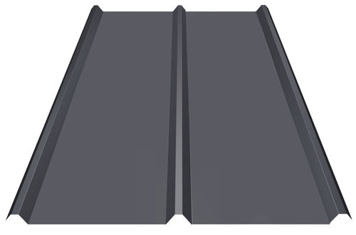 Metal roofing - JI 37-500-1000 - Joris Ide - ribbed / with solar panel