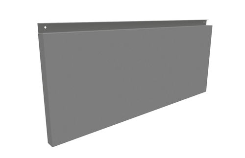 Cassette cladding - JI BOR&Eacute;AS XL - Joris Ide - steel / smooth