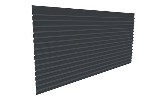 Panel cladding - JI BRISE 10 - Joris Ide - steel / grooved