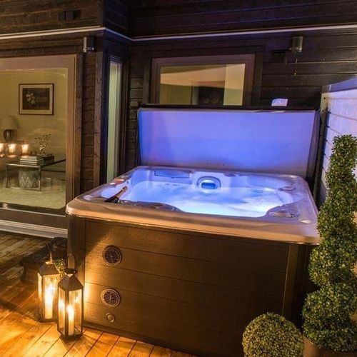 Above-ground hot tub - H395 - Clairazur - rectangular / 3-seater / outdoor