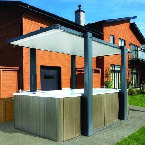 Aluminum frame spa enclosure - Hydrocover Covana - Clairazur - home