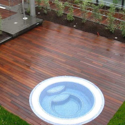 Built In Hot Tub Mosaic 300 Clairazur Circular 9 Person Mosaic