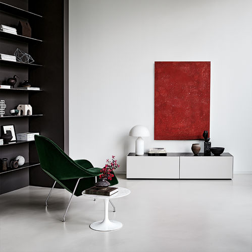 Contemporary sideboard - Matic  - Knoll international - natural oak / marble / with drawers