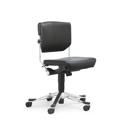 Contemporary office chair - 33 - Stoll Giroflex - indoor / leather / upholstered