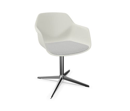 Contemporary visitor chair - FOURME&reg; 99 - Four Design - indoor / fabric / chrome